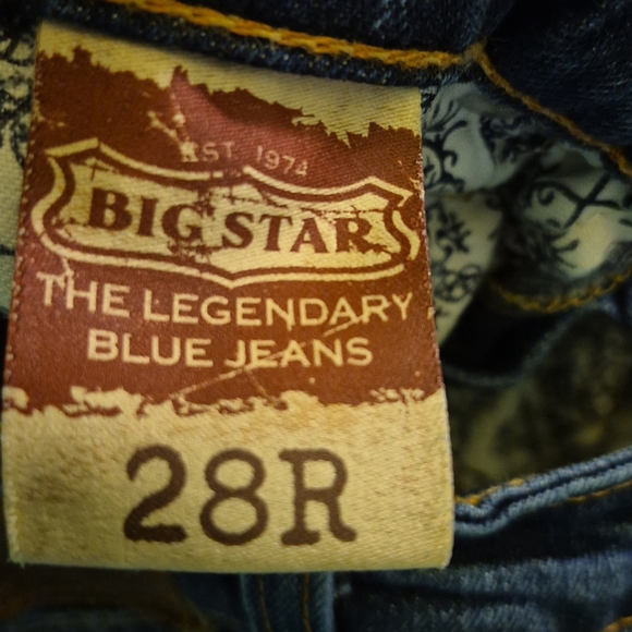 Big Star "Remy" Boot Cut Low Rise. Sz.28R. (#1671) - Picture 6 of 16